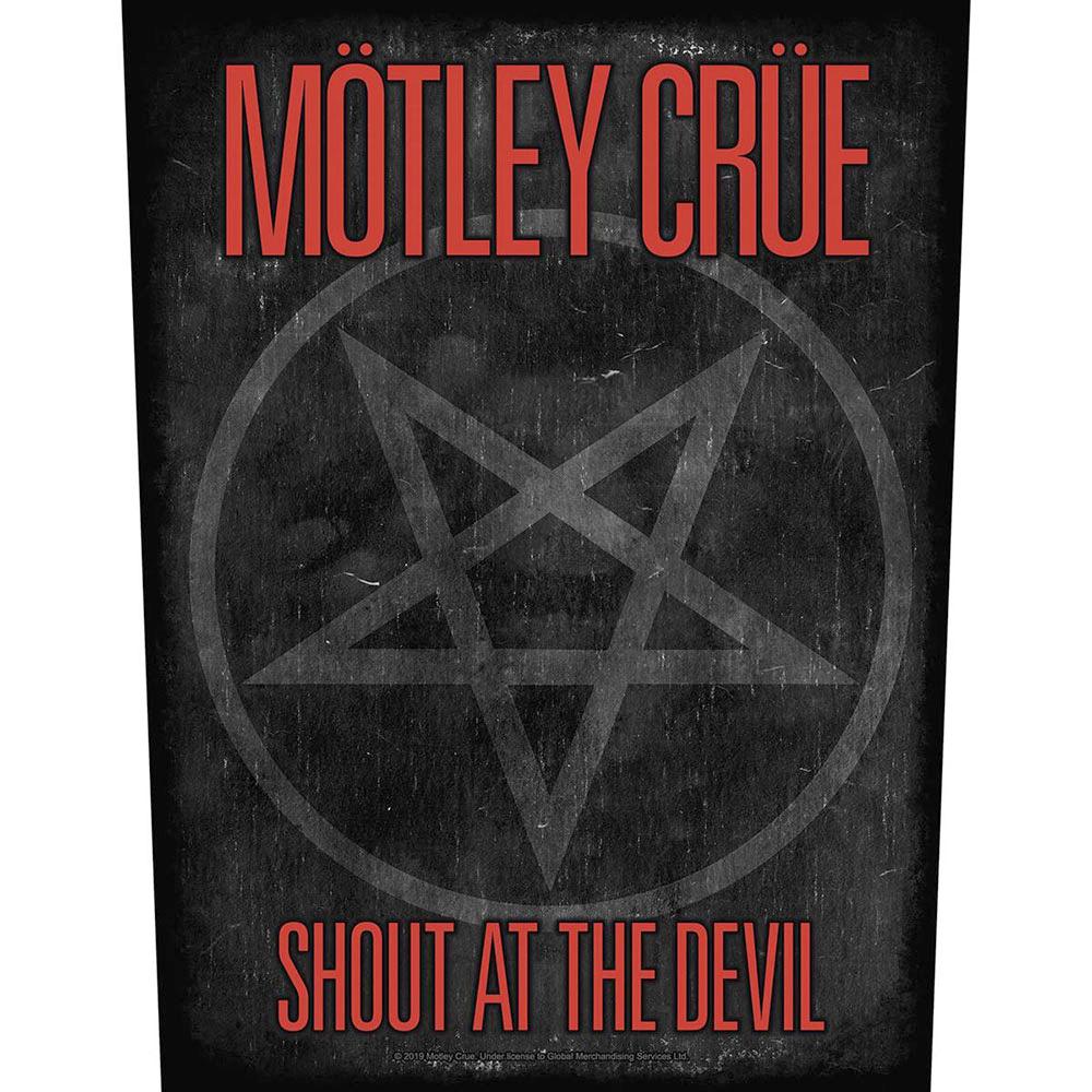 Motley Crue - Shout At The Devil Rugpatch - Zwart